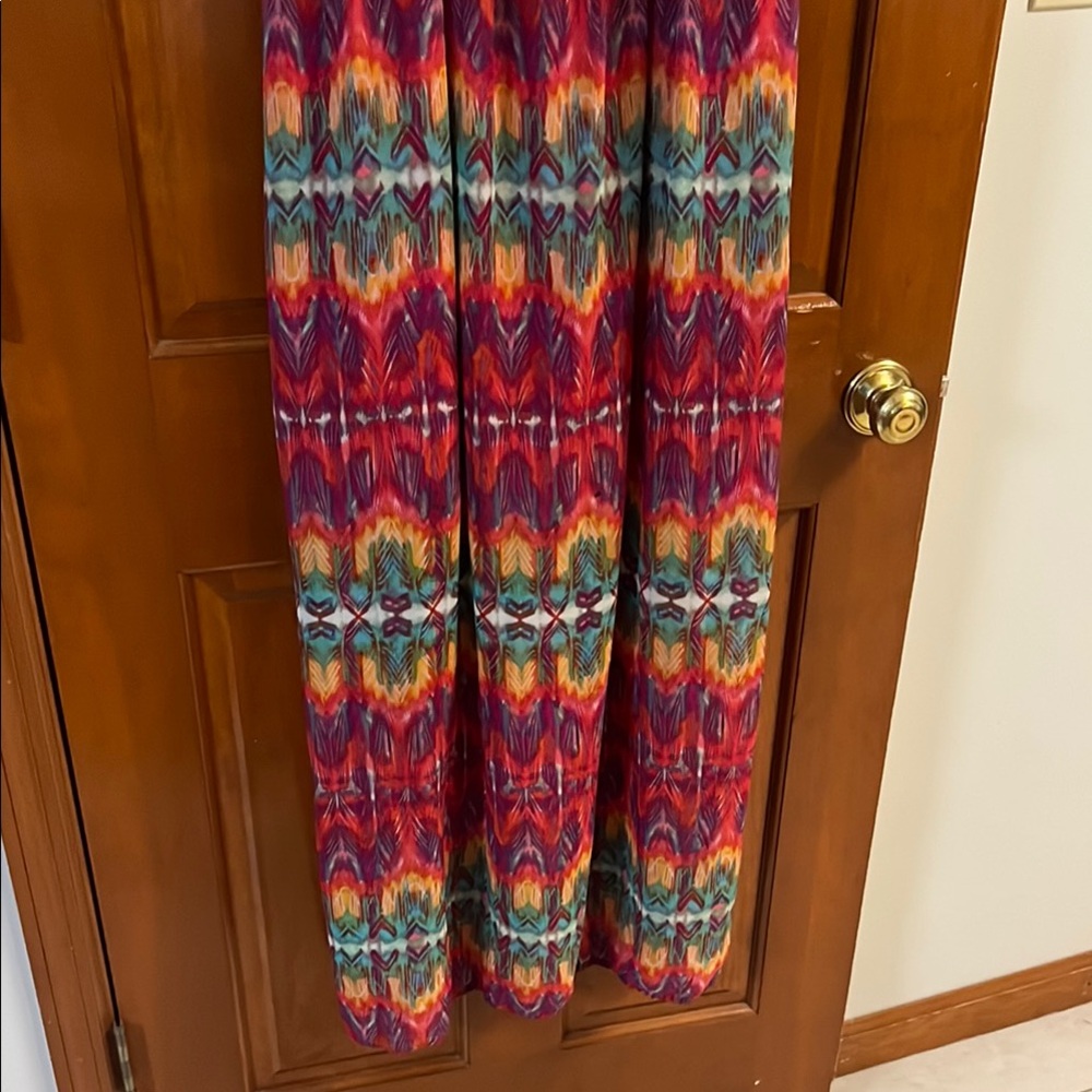 Faded Glory Pink and Green Smocked Sundress - Picture 2 of 5